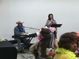 Entertainment provided by Avery Michaels and his wife, Sophia
