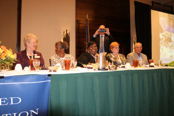 Head table at the Banquet