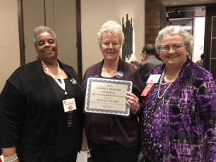 (from left to right): Celina Richard, Patricia Woods and Patricia Sonnier